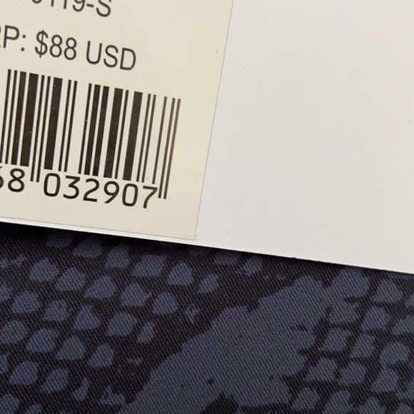 New All Fenix Anthropologie Navy Snake Leggings - Picture 6 of 9